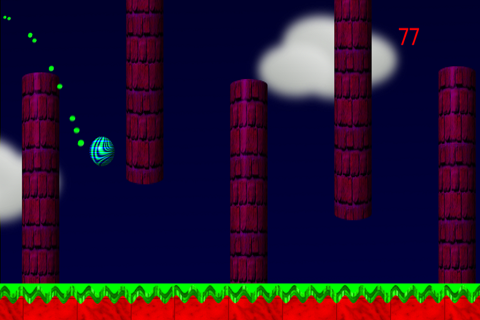 Green Ball Up and Down Ad Free - náhled