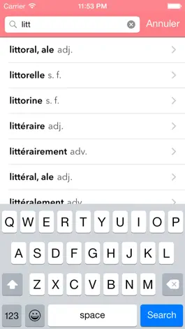 Game screenshot Dictionnaire Le Littré mod apk