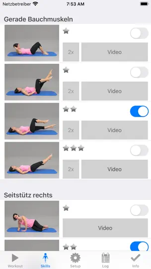 Screenshot von Rumpfzirkel auf dem iPhone 2
