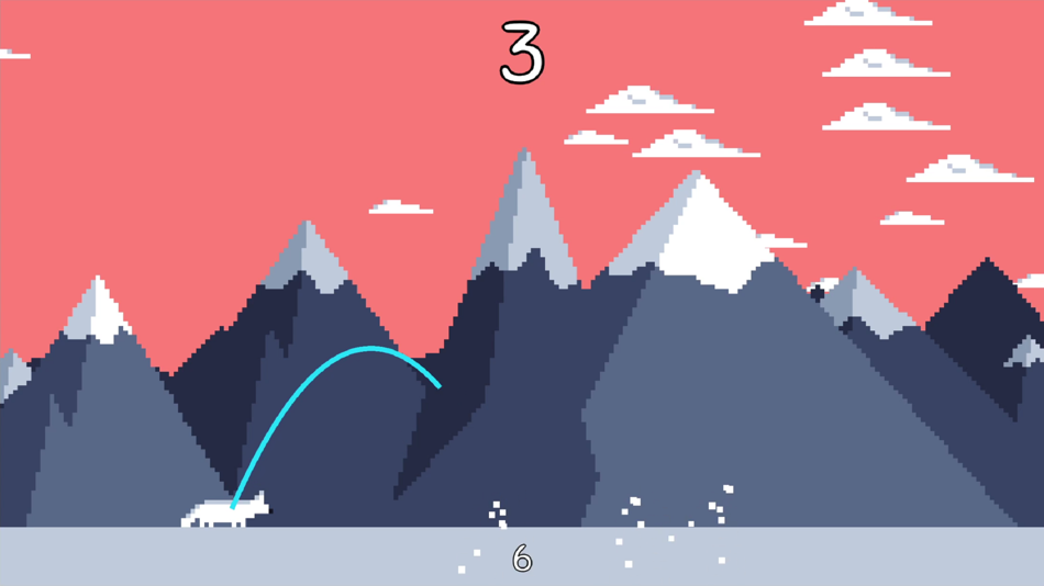 #4. Snow Pounce (iOS) 由: DevDuck, LLC