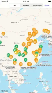 china travel map: i have been iphone screenshot 4