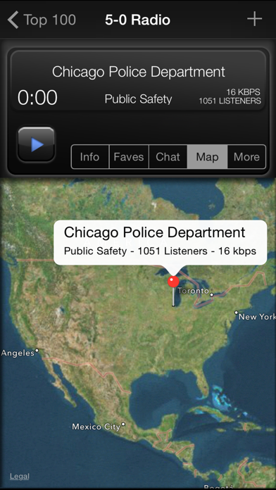 5-0 Radio Police Scanner Screenshot