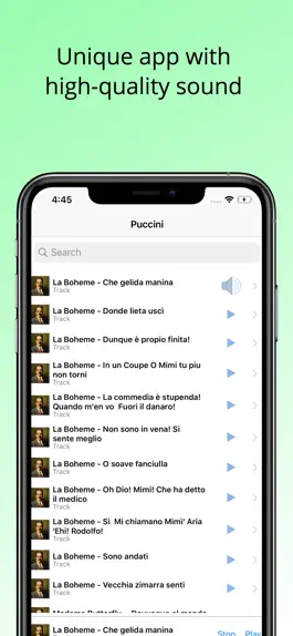 Game screenshot The Best of Puccini Music App hack