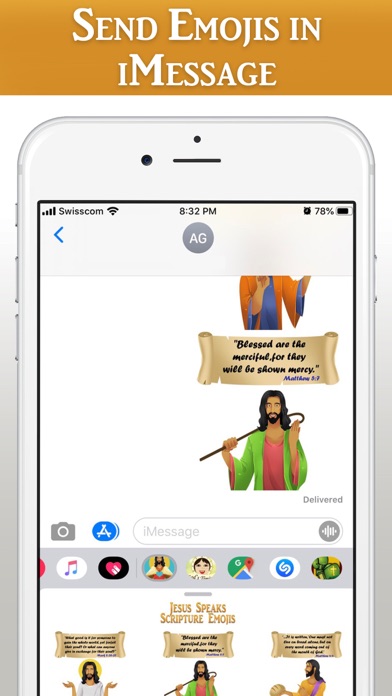 Screenshot #3 pour Jesus Speaks Scripture Emoji's