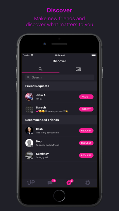 U Up? iPhone screenshot 4 - Social Networking app