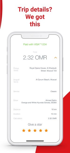 OTAXI Oman: book Muscat taxi(圖4)-速報App