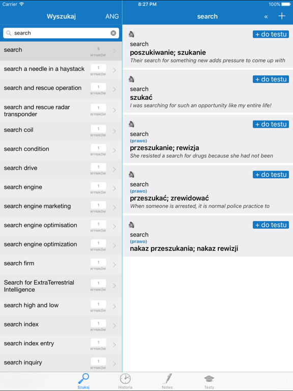 Screenshot #5 pour Leksyka.pl Angielsko Polski