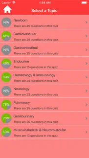 pediatric nursing quizzes iphone screenshot 2