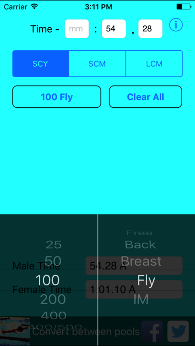 Swim Gender Converter Screenshot
