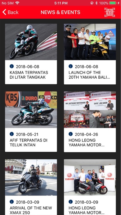 Yamaha Motor Malaysia Screenshot