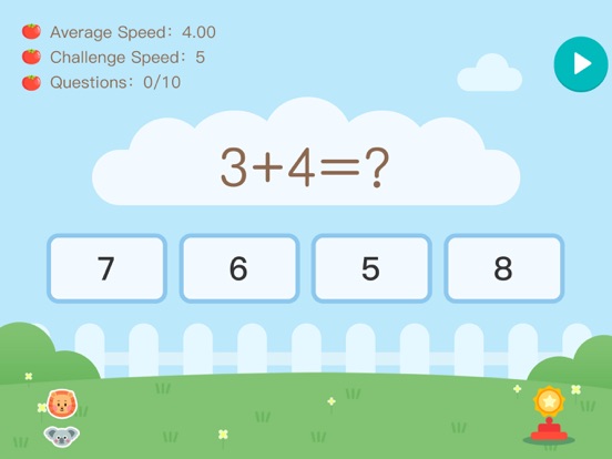 Screenshot #4 pour Quick Math-Math Games For Kids