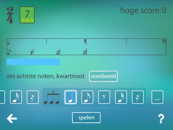 Muzikaal Metrum 3: À-vuespel iPad app afbeelding 4