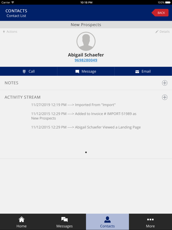 Conklin Marketing System iPad screenshot 4 - Business app