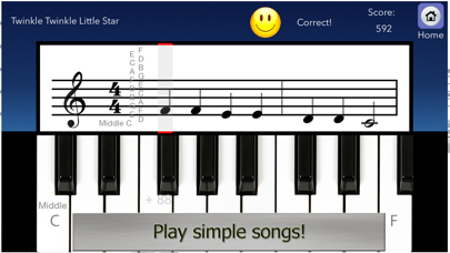 Piano Tutor App Screenshot