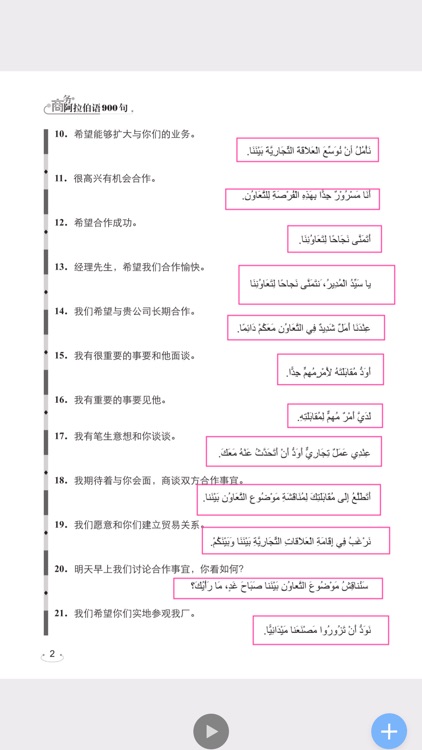 商务阿拉伯语900句