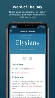 merriam-webster dictionary iphone screenshot 3