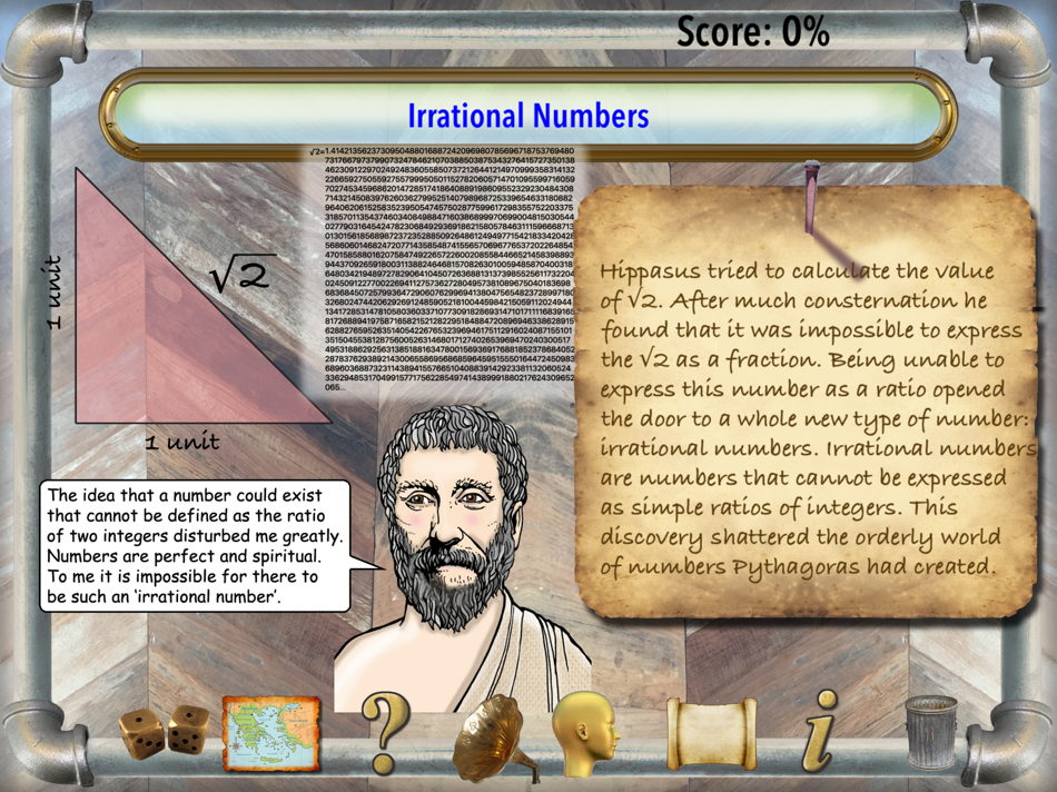#4. Pythagoras • Mathematician (iOS) By: Ventura Educational Systems