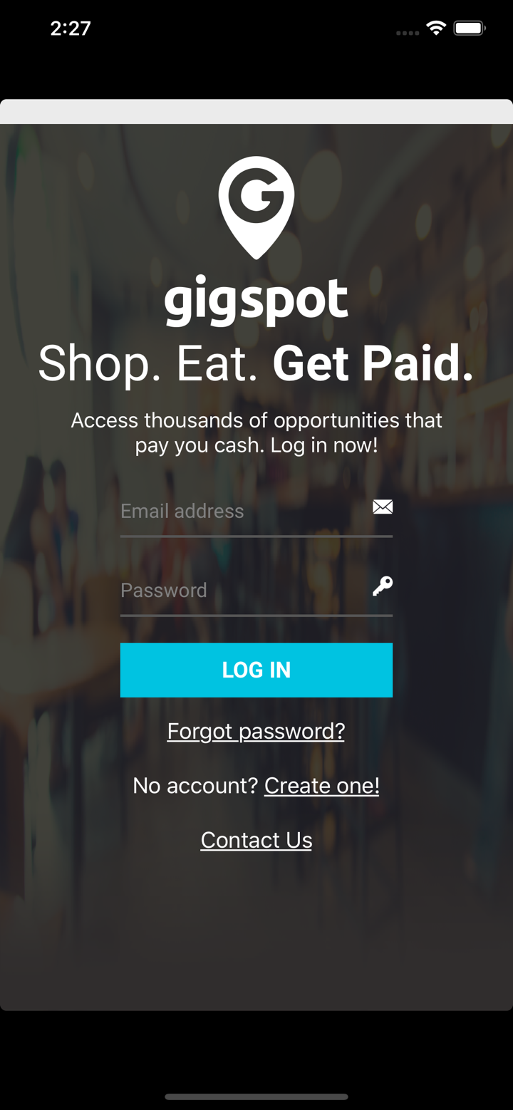 GigSpot screenshot 1