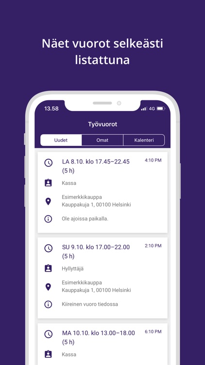 Eezy Kauppa Työntekijäsovellus