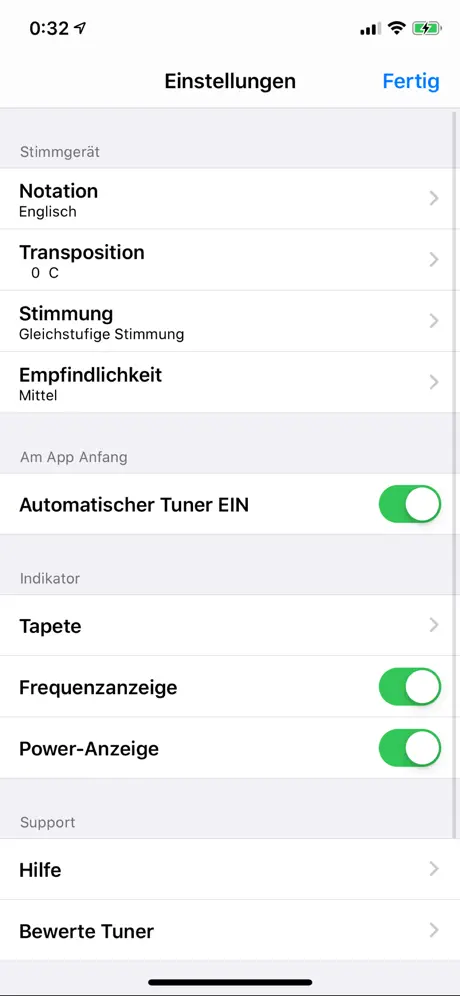 Stimmgerät by Piascore