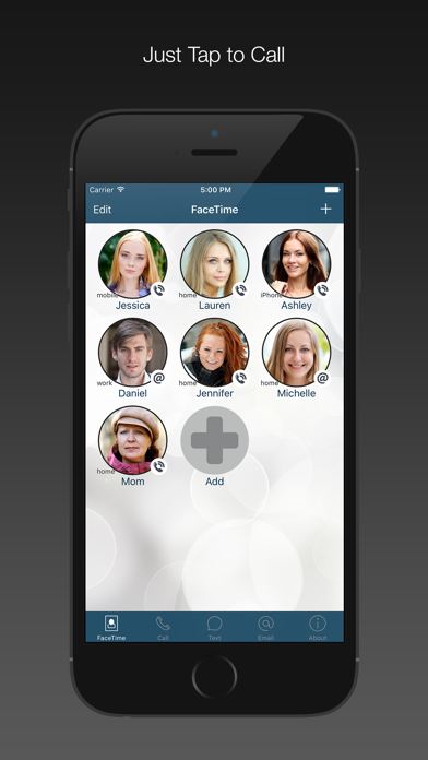 FaceDial for use with FaceTime Screenshot