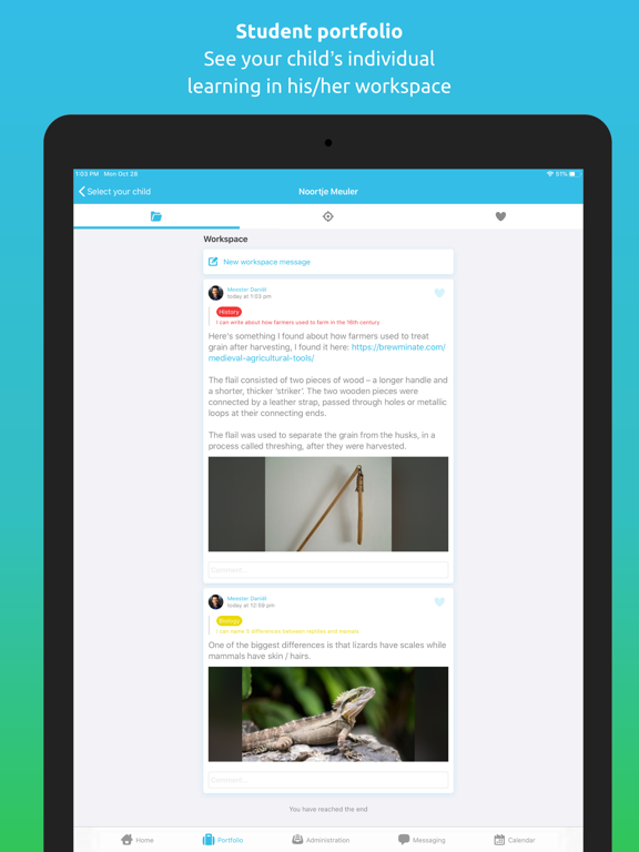 Social Schools iPad screenshot 4 - Education app