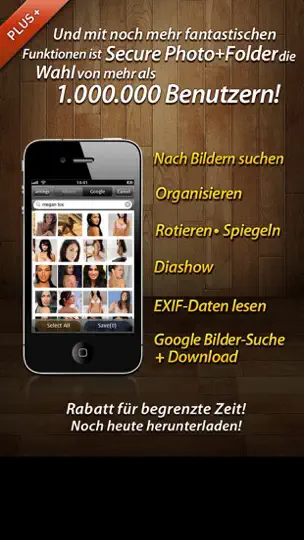 Screenshot von Geheime Foto+Ordner L auf dem iPhone 5