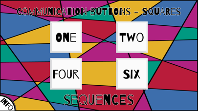 Communication Buttons Squares: Screenshot