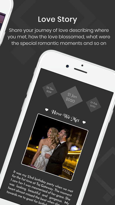 Happy Wedding App Screenshot