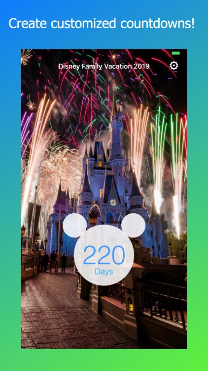 Countdown for Disney World