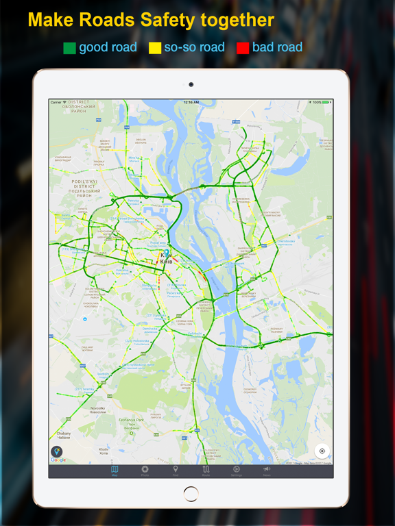 Screenshot #4 pour BadRoads -map of roads quality