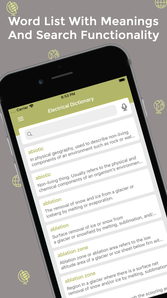 #3. Geography Dictionary - Offline (iOS) Ved: Puju Dekivadiya