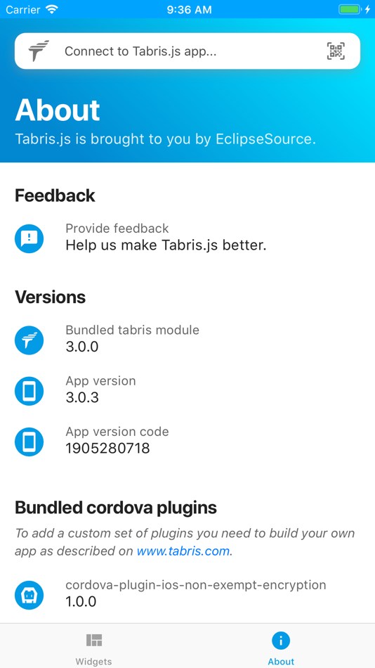 #4. Tabris.js (iOS) โดย: Innoopract Informationssysteme GmbH