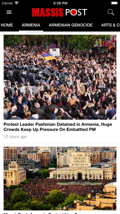 Armenian News | MassisPost Screenshot
