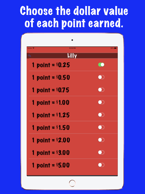 Positive Behavior Rewards iPad screenshot 5 - Lifestyle app