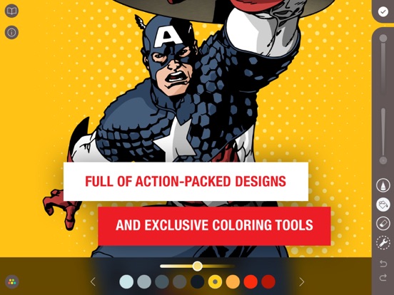 Marvel: Color Your Own iPad app afbeelding 2