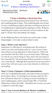 brilliant marketing plan - iphone screenshot 3