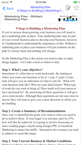Brilliant Marketing Plan - screenshot