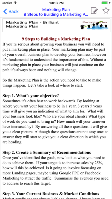 Screenshot #3 pour Brilliant Marketing Plan -