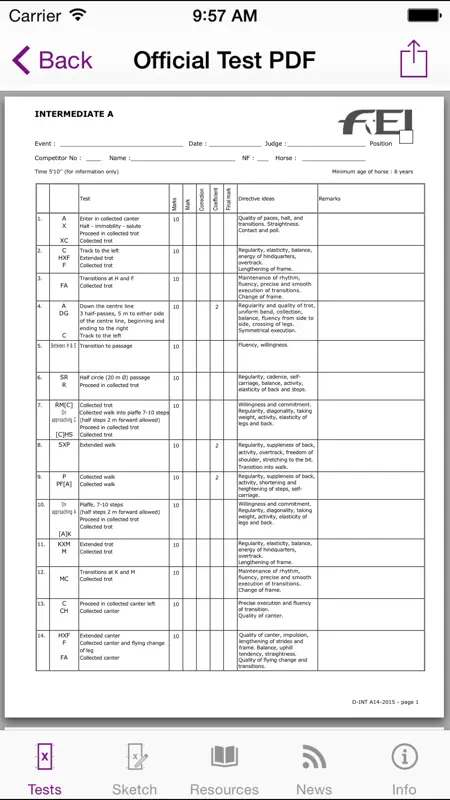 FEI EquiTests 3 - Dressage screenshot 5 of 5