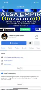 Salsa Empire Radio screenshot #3 for iPhone