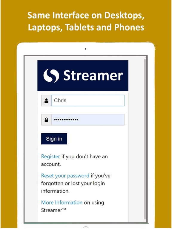 Interact-Streamer™ iPad screenshot 3 - Productivity app