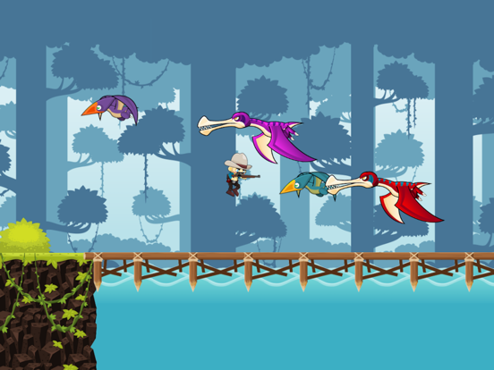 Jurassic 2D: Dino Platformer iPad screenshot