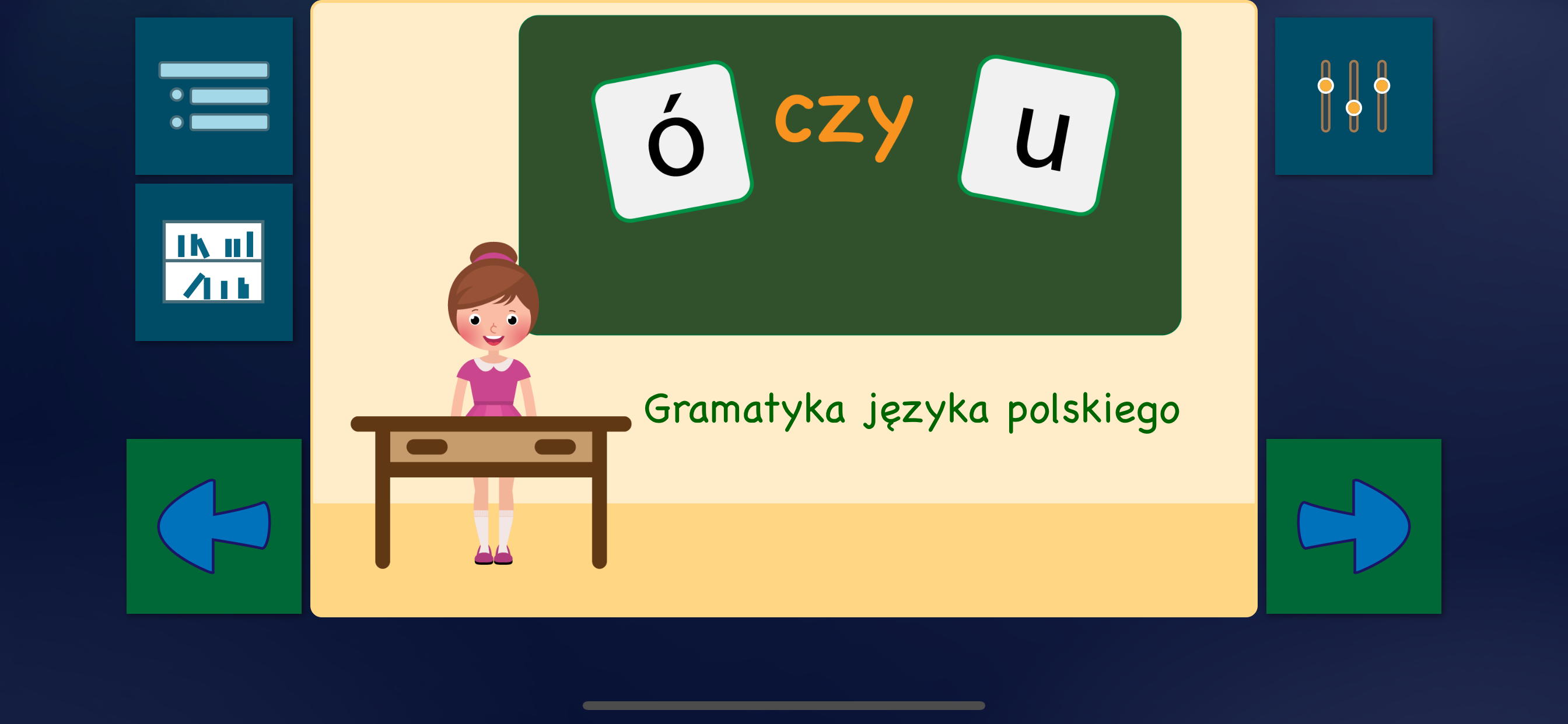 Gramatyka ó lub u
