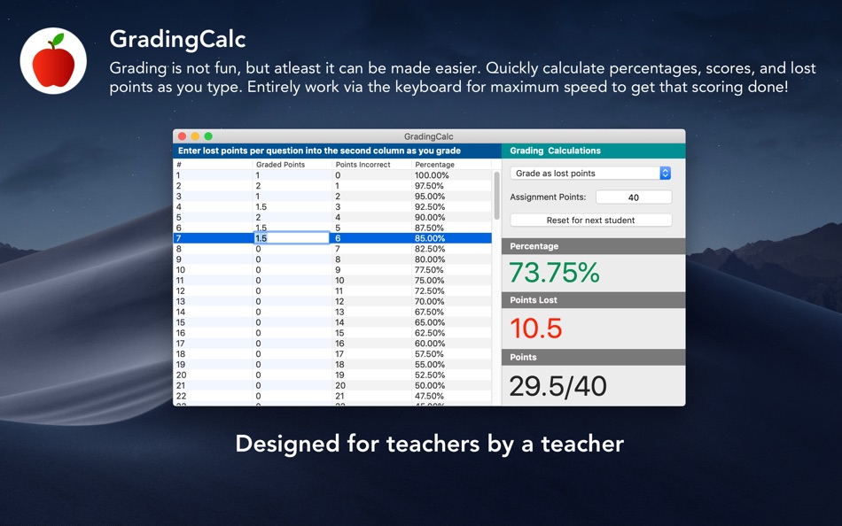 GradingCalc - 1.0.2 - (macOS)