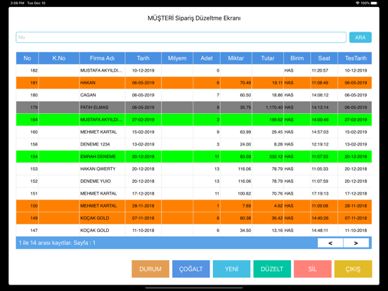 Screenshot #5 pour ML Mobil Sipariş