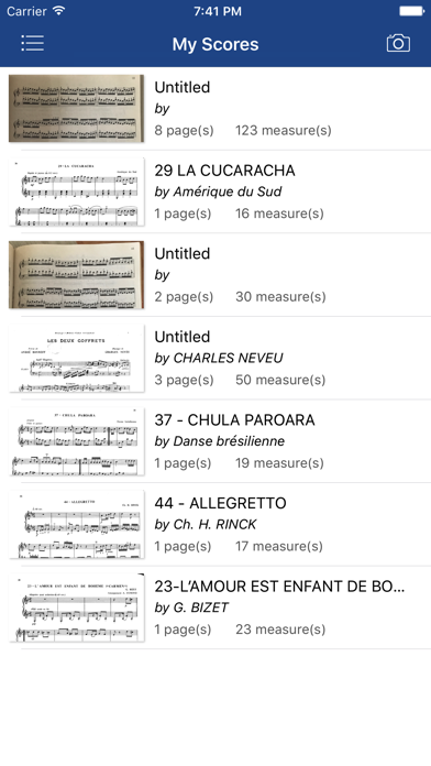 Screenshot #2 pour Notation Scanner - Sheet Music