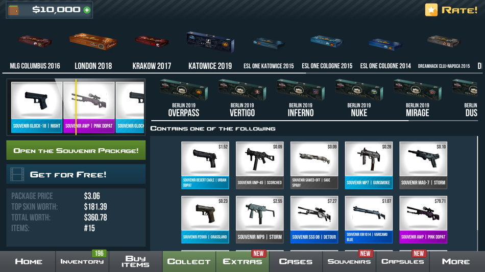 #3. CS GO Case Simulator (iOS) By: Mateusz Grabowski