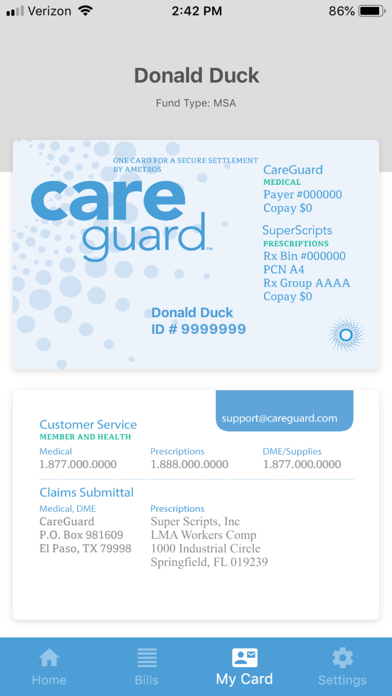 Ametros CareGuard Mobile Screenshot 3 - AppWisp.com Ametros CareGuard Mobile Screenshot 3 - AppWisp.com