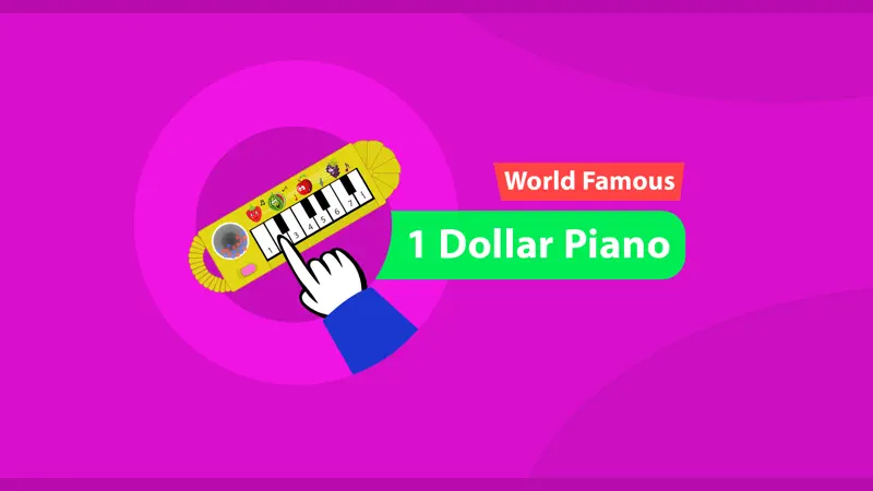 1 Dollar Piano screenshot 2 of 2